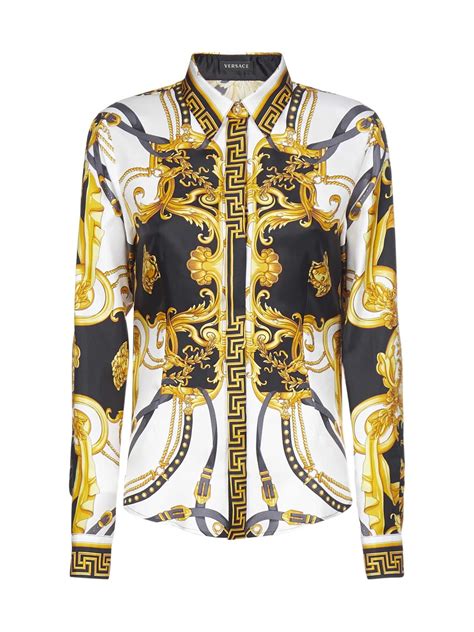 replica versace silk shirts womens|wholesale Versace silk shirts.